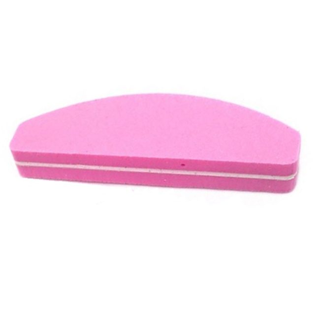 Mini Halfmoon Pink Sanding Buffer 1